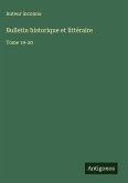 Bulletin historique et littéraire
