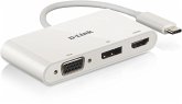 D-Link DUB-V310 USB-C 3-Port Video Adapter D-Link DUB-V310 USB-C 3-Port Video Adapter