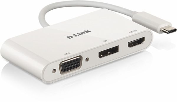 D-Link DUB-V310 USB-C 3-Port Video Adapter