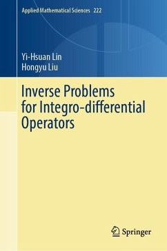 Inverse Problems for Integro-differential Operators (eBook, PDF) - Lin, Yi-Hsuan; Liu, Hongyu