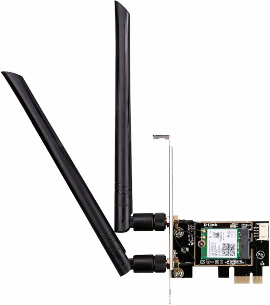 D-Link DWA-X582 AX3000 Wi-Fi 6 PCIe Adapter mit Bluetooth 5.0 D-Link DWA-X582 AX3000 Wi-Fi 6 PCIe Adapter mit Bluetooth 5.0