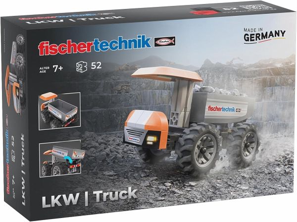 Fischertechnik 576105 - LKW Truck, 52 Bauteile, Konstruktionsspielzeug ab 7 Jahren