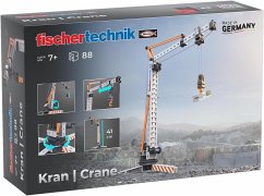 Cover Fischertechnik 576103 - Kran, 88 Bauteile, Konstruktionsspielzeug ab 7 Jahren