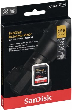 Cover SanDisk ExtremePRO SDXCV90 256GB 300MB UHS-II SDSDXDM-256G-GN4IN