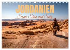 Jordanien Sand, Stein und Salz (Wandkalender 2026 DIN A3 quer), CALVENDO Monatskalender