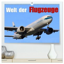 Welt der Flugzeuge (hochwertiger Premium Wandkalender 2026 DIN A2 quer), Kunstdruck in Hochglanz