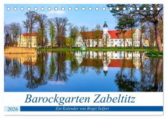 Cover Barockgarten Zabeltitz (Tischkalender 2026 DIN A5 quer), CALVENDO Monatskalender