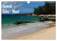 Cover Hawaii - Oahu - Maui (Wandkalender 2026 DIN A4 quer), CALVENDO Monatskalender