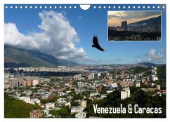 Cover Venezuela & Caracas (Wandkalender 2026 DIN A4 quer), CALVENDO Monatskalender