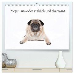 Mops - unwiderstehlich und charmant (hochwertiger Premium Wandkalender 2026 DIN A2 quer), Kunstdruck in Hochglanz Mops - unwiderstehlich und charmant (hochwertiger Premium Wandkalender 2026 DIN A2 quer), Kunstdruck in Hochglanz