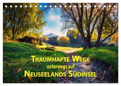 Cover Traumhafte Wege - Unterwegs auf Neuseelands Südinsel (Tischkalender 2026 DIN A5 quer), CALVENDO Monatskalender