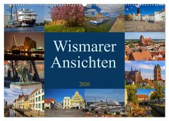 Cover Wismarer Ansichten 2026 (Wandkalender 2026 DIN A2 quer), CALVENDO Monatskalender