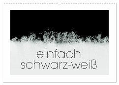einfach schwarz-weiß (Wandkalender 2026 DIN A2 quer), CALVENDO Monatskalender