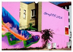Cover Grafitti 2026 (Wandkalender 2026 DIN A3 quer), CALVENDO Monatskalender