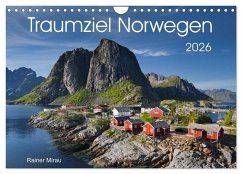 Cover Traumziel Norwegen 2026 (Wandkalender 2026 DIN A4 quer), CALVENDO Monatskalender