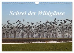 Schrei der Wildgänse (Wandkalender 2026 DIN A4 quer), CALVENDO Monatskalender Schrei der Wildgänse (Wandkalender 2026 DIN A4 quer), CALVENDO Monatskalender
