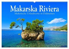 Cover Makarska Riviera - Malerische Urlaubsorte in Dalmatien (Wandkalender 2026 DIN A2 quer), CALVENDO Monatskalender