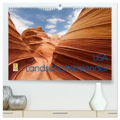 Cover USA Landschaftskalender (hochwertiger Premium Wandkalender 2026 DIN A2 quer), Kunstdruck in Hochglanz