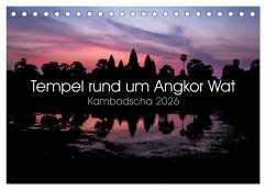Cover Tempel rund um Angkor Wat (Tischkalender 2026 DIN A5 quer), CALVENDO Monatskalender