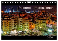 Cover Palermo - Impressionen (Wandkalender 2026 DIN A4 quer), CALVENDO Monatskalender