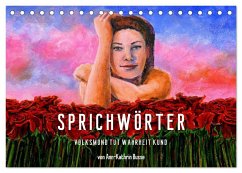 Cover Sprichwörter (Tischkalender 2026 DIN A5 quer), CALVENDO Monatskalender