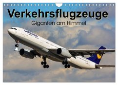 Cover Verkehrsflugzeuge (Wandkalender 2026 DIN A4 quer), CALVENDO Monatskalender