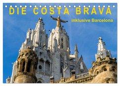 Costa Brava - inklusive Barcelona (Tischkalender 2026 DIN A5 quer), CALVENDO Monatskalender Costa Brava - inklusive Barcelona (Tischkalender 2026 DIN A5 quer), CALVENDO Monatskalender
