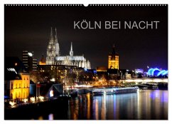 Cover KÖLN BEI NACHT (Wandkalender 2026 DIN A2 quer), CALVENDO Monatskalender
