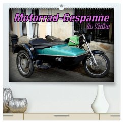Cover Motorrad-Gespanne in Kuba (hochwertiger Premium Wandkalender 2026 DIN A2 quer), Kunstdruck in Hochglanz