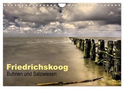 Friedrichskoog Buhnen und Salzwiesen (Wandkalender 2026 DIN A4 quer), CALVENDO Monatskalender