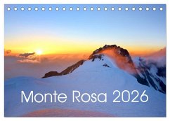 Cover Monte Rosa (Tischkalender 2026 DIN A5 quer), CALVENDO Monatskalender