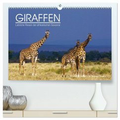 GIRAFFEN - Liebliche Riesen der afrikanischen Savanne (hochwertiger Premium Wandkalender 2026 DIN A2 quer), Kunstdruck in Hochglanz GIRAFFEN - Liebliche Riesen der afrikanischen Savanne (hochwertiger Premium Wandkalender 2026 DIN A2 quer), Kunstdruck in Hochglanz