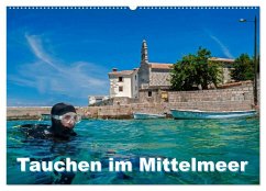 Cover Tauchen im Mittelmeer (Wandkalender 2026 DIN A2 quer), CALVENDO Monatskalender
