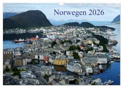 Norwegen 2026 (Wandkalender 2026 DIN A3 quer), CALVENDO Monatskalender