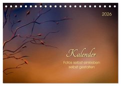 Cover Kalender, Fotos selbst einkleben, selbst gestalten (Tischkalender 2026 DIN A5 quer), CALVENDO Monatskalender