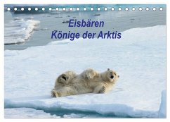 Eisbären - Könige der Arktis (Tischkalender 2026 DIN A5 quer), CALVENDO Monatskalender