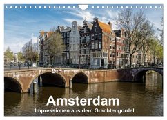 Cover Amsterdam - Impressionen aus dem Grachtengordel (Wandkalender 2026 DIN A4 quer), CALVENDO Monatskalender