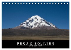 Peru & Bolivien - Land der Inka (Tischkalender 2026 DIN A5 quer), CALVENDO Monatskalender
