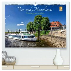 Vier- und Marschlande Hamburgs grüner Südosten (hochwertiger Premium Wandkalender 2026 DIN A2 quer), Kunstdruck in Hochglanz Vier- und Marschlande Hamburgs grüner Südosten (hochwertiger Premium Wandkalender 2026 DIN A2 quer), Kunstdruck in Hochglanz
