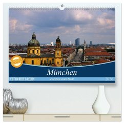 München - Facetten einer Stadt (hochwertiger Premium Wandkalender 2026 DIN A2 quer), Kunstdruck in Hochglanz