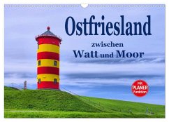 Cover Ostfriesland - zwischen Watt und Moor (Wandkalender 2026 DIN A3 quer), CALVENDO Monatskalender