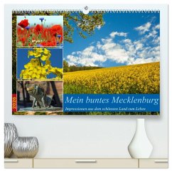 Cover Mein buntes Mecklenburg (hochwertiger Premium Wandkalender 2026 DIN A2 quer), Kunstdruck in Hochglanz