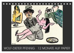 Wolf-Dieter Pfenning - 12 Monate auf Papier (Tischkalender 2026 DIN A5 quer), CALVENDO Monatskalender Wolf-Dieter Pfenning - 12 Monate auf Papier (Tischkalender 2026 DIN A5 quer), CALVENDO Monatskalender