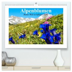 Cover Alpenblumen. Bunte Welt in luftiger Höhe (hochwertiger Premium Wandkalender 2026 DIN A2 quer), Kunstdruck in Hochglanz