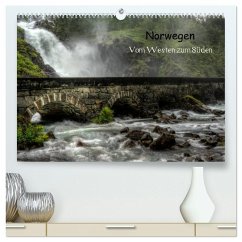 Norwegen - Vom Westen zum Süden (hochwertiger Premium Wandkalender 2026 DIN A2 quer), Kunstdruck in Hochglanz