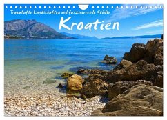 Kroatien - Traumhafte Landschaften und faszinierende Städte (Wandkalender 2026 DIN A4 quer), CALVENDO Monatskalender Cover Kroatien - Traumhafte Landschaften und faszinierende Städte (Wandkalender 2026 DIN A4 quer), CALVENDO Monatskalender