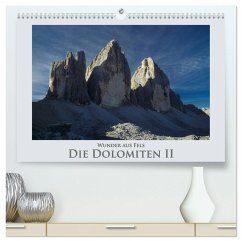 Wunder aus Fels - Die Dolomiten II (hochwertiger Premium Wandkalender 2026 DIN A2 quer), Kunstdruck in Hochglanz