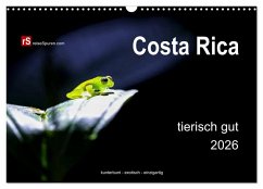 Cover Costa Rica tierisch gut 2026 (Wandkalender 2026 DIN A3 quer), CALVENDO Monatskalender