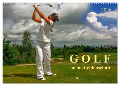 Golf - meine Leidenschaft (Wandkalender 2026 DIN A2 quer), CALVENDO Monatskalender