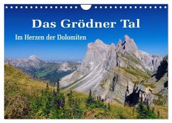 Das Grödner Tal - Im Herzen der Dolomiten (Wandkalender 2026 DIN A4 quer), CALVENDO Monatskalender Cover Das Grödner Tal - Im Herzen der Dolomiten (Wandkalender 2026 DIN A4 quer), CALVENDO Monatskalender